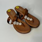 Italian Shoemakers  Shoes Brown Jewels Heeled Sandal New 9 Photo 0