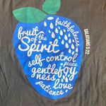 Gildan Heavy Cotton Women's Gray Crew Neck Short-Sleeve T-Shirt Size S Photo 2