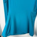 Mountain Hardwear Womens Long Sleeve Crewneck Top Sz Large Teal Blue Photo 7