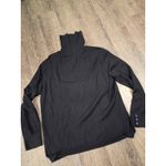 Talbots  Ribbed Stretch Solid Black Turtleneck Sweater Pullover Thin Size XL Photo 3