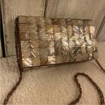 Mother of pearls embellished beaded crossbody mini bag clutch Photo 1