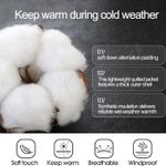 Women's Winter Warm Coats Puffer Jacket Long Drawstring Waterproof Snow Parka With Removable Faux Fur Trim Hood Photo 6