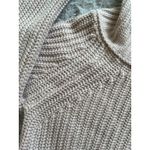 Lulus Turtleneck Beige Knit Sweater Womens Cowl Neck Long Sleeve Cropped Size S Photo 8