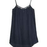 Gentle Fawn Black Lace Trim Slip Dress Photo 0
