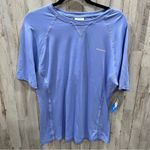 Columbia Women’s Maplegate Blue Performance Shirt Quick Dry Fishing Large Photo 0