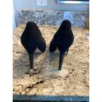 Lodi newgel sculpted heel black suede pumps size 37 Photo 11