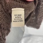 Beyond Threads Open Knit Alpaca Wrap Sweater V Photo 7