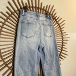 BLANK NYC Womens Baxter Ribcage Straight Leg Jeans Raw Hem Medium Wash Jeans 29 Photo 8