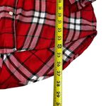 Lucky Brand Red Plaid Shirt Women Top Size Medium | 62-10 Photo 6