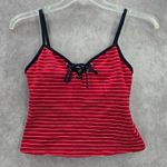 Baltex Red Stripe Padded Swimwear Tankini Tank Top Medium M 8 Photo 0