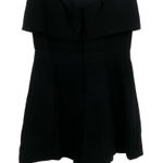 DO+BE  Women's‎ Black Ruffle Overlay Strapless Chic Playsuit Size Medium Photo 0