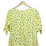 Faithfull the Brand NWT  Emilia Luda Lemon Yellow Floral Midi Dress Size Large /8 Photo 7