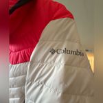 Columbia  Orange and White Puffer Jacket Photo 2