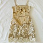 Lucy in the Sky ★  Moira Floral Embroidered Dress in White Nude ★ Photo 8