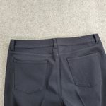 Talbots Pants 12 Black Solid Plain Straight Leg Stretch Office Casual Dress Photo 4