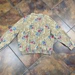 Alfred Dunner  Tan Floral Leopard Animal Print Long Sleeve Blouse 24W Photo 7