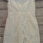 Iorane Laise Lace White Geometric Pattern Jumpsuit Size Large Tie Front NEW Photo 9