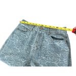 Habitual Jacquard Rose High Waist Barrel Leg Jeans Size 6/28 Photo 8