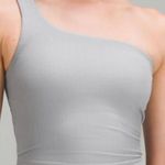 Lululemon Ribbed Asymmetrical Yoga Tank Top Rhino Grey Photo 0