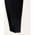 Theory Black Reedell Twill Side Zipper Skinny Moto Dress Pants Size 4 Photo 3
