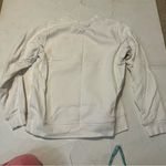 Nike White Women’s Sweater Crew Neck Large Casual Preppy Athletic Photo 5