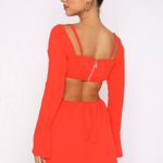 White Fox Boutique White Fox Please Hold Long Sleeve Mini Dress Photo 2