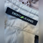 DKNY Vintage Jeans | Tan Pleated Y2K Full Skirt Women’s Size 8 Medium M Photo 5