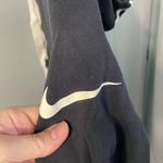 Nike Black Hoodie with White Drawstrings size medium Photo 1