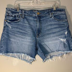 Kut From The Kloth  High Rise Jane Long Short Dark Wash size 14 #721 Photo 0