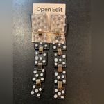 Open Edit NWT  Light Blue Square Hanging Earrings From Nordstrom Photo 1