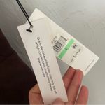 Calvin Klein Brown Sheath Faux Suede Mini Dress Crew Neck Short Sleeve Career 8 Photo 2