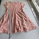 No Boundaries  Lace Skater Drop Dress Juniors Size L (11-13) Coral Color Lined Photo 6