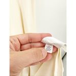 Vince  Paneled Crewneck Sleeveless Cream Midi Dress Size 6 Photo 6