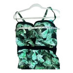 Torrid Vixen Green Palm One Piece Cut-out Swimsuit, Size 3 & 5 Photo 4