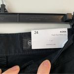 AG Adriano Goldschmied  Kora High Rise Wide Leg Jeans Black 24 Photo 3