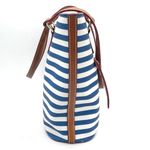 Dooney & Bourke Sullivan Tote Blue & White Striped Shoulder Bag Coastal Preppy Photo 1