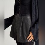 Free People black roma vegan suede high waisted shorts Photo 6