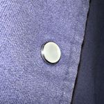 The TOG Shop Womens Button Down Casual Sweatshirt Jacket Navy Blue XL Photo 2