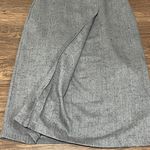 Miss Elegant Of California Vintage 80’s Midi Belted Skirt Open in the Front Heathered Gray Size 8 Photo 5