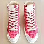 Balmain NIB  X Barbie Pink Sneakers EU 40 US 10 Women’s High Top Lace Up B Court Photo 2