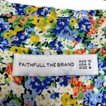 Faithfull the Brand Ostuni Vionett Floral Print Shirt Button Front Top Womens M Photo 8