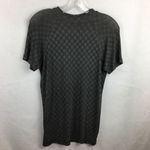 Jean Paul Gaultier Gray & Black Short Sleeve Print Faux Mock Turtleneck Top M Size M Photo 5