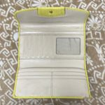 Coach Yellow Wallet Sleek Minimalist Design Photo 2