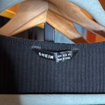 SheIn  Black V-Neck Ribbed Romper Size 6 Photo 1