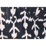 C Wonder Bag Ikat Navy Blue White Large Tote Christian Siriano Vegan Leather Photo 7