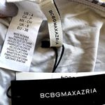 BCBGMAXAZRIA Low Rise Hipster Bikini Bottom Striped Beach Black White 4 NWT Photo 3