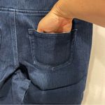 Cute Belle denim elastic waist pull on shorts stretchy pockets NWT Blue Size 8 Photo 2