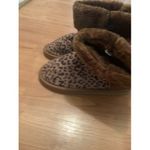 Charles Albert  Women's  Leopard Animal Print Faux Fur Boots Size 8 Photo 2