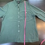 Carole Little VTG Tunic Shirt Womens 14 Green Blouse Top USA‎ Retro Classic Photo 9