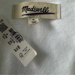 Madewell  Denim Popover Mini  Dress Size M In Pure     White Photo 6